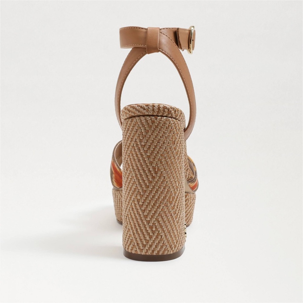 Sam Edelman Nolita Platform Sandals, Orange Multi Size 11, New in Box £150 - Picture 14 of 15